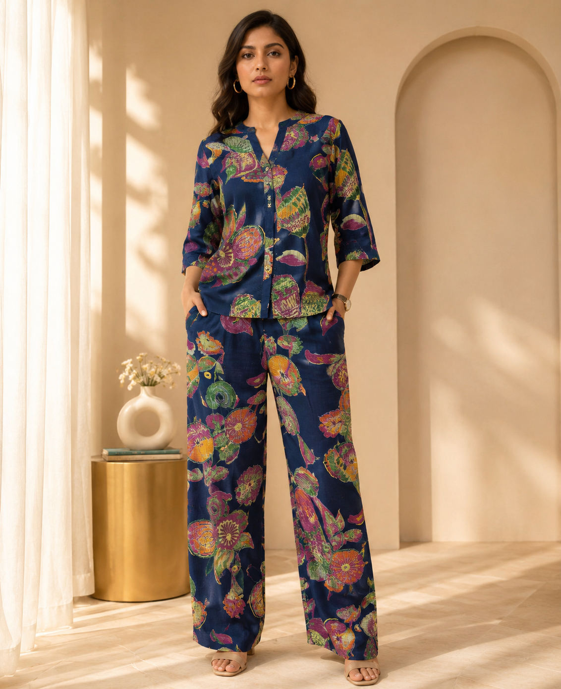 Vatican Silk Co-ord Set