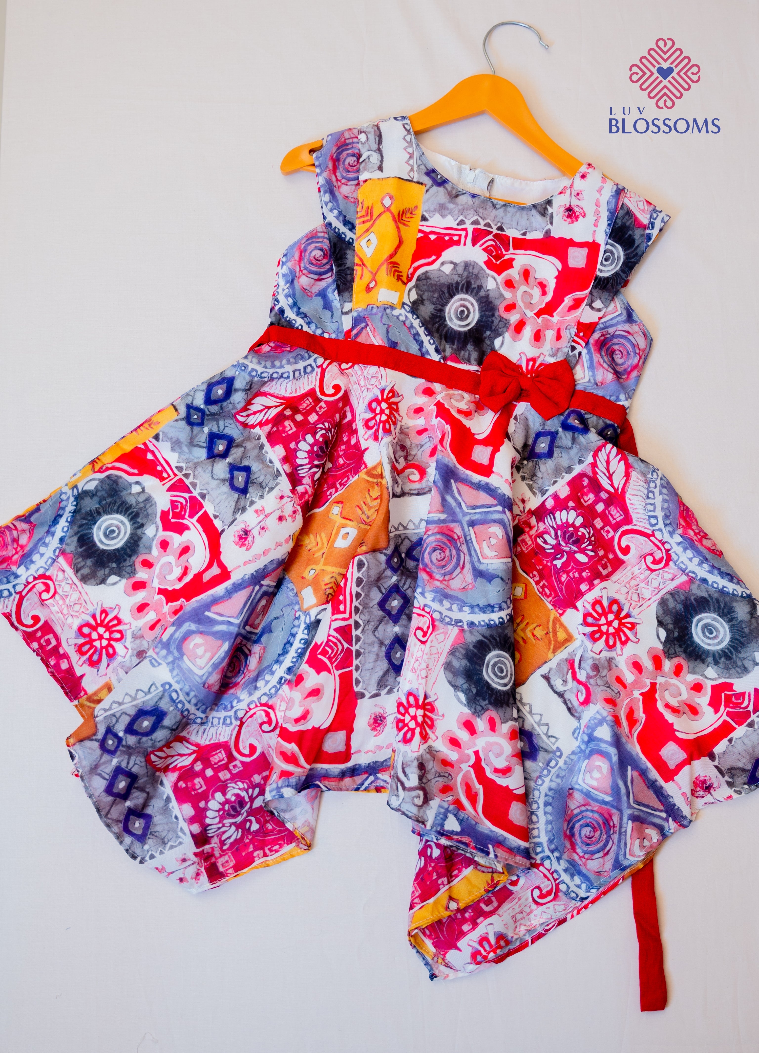 LB1030 Kids Premium Soft Creap Frock MULTI COLOUR